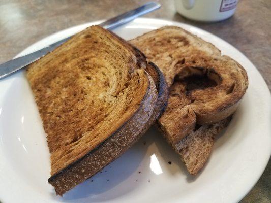 Rye Toast, No Butter As Requested