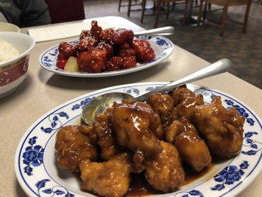 Sesame chicken and general chicken