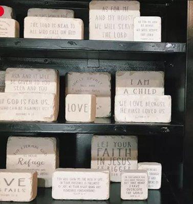 Inspirational stones are a perfect gift idea!