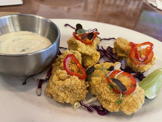 Fried oysters