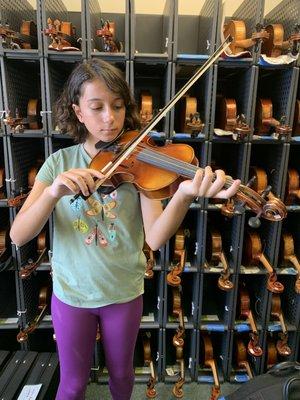 Unleash the musuc within with a new violin, bow, and case from Barnesviolins!