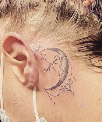 Moon tattoo