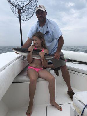 Brooklyn with her first Cobia