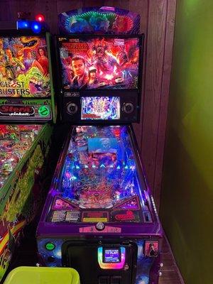 Stranger Things pinball machine