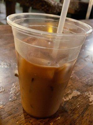 Iced House-Made Chai with mocha flavor