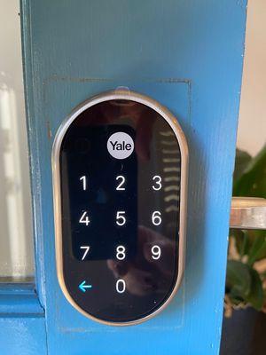 Installed a Nest x Yale smart lock.