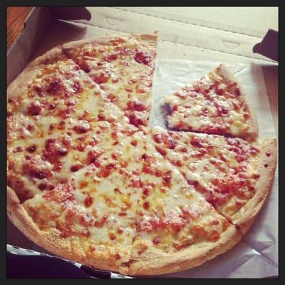 Large cheese pizza