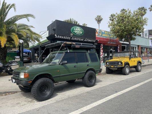 General auto repair. Land Rover specialists.