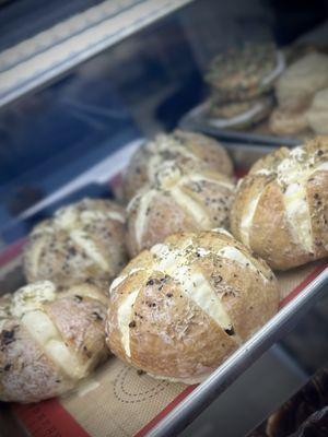 Rosemary Stuffed Bagel