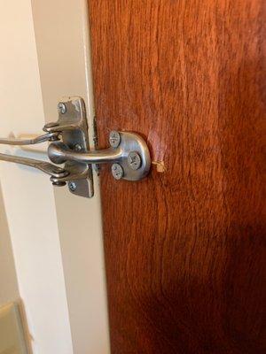 Broken latch