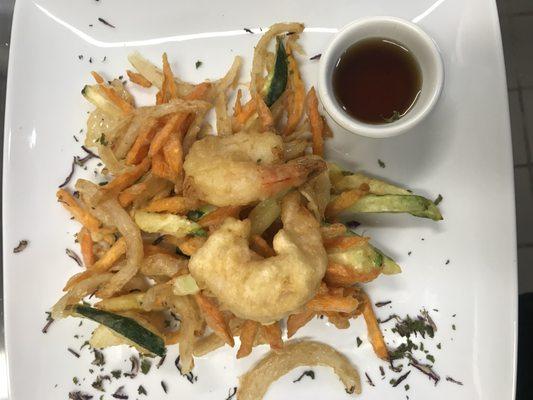 Tempura combo veggies and shrimp