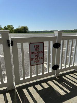 Can watch the flight line but don't enter!