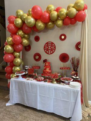 Cake and sweets table