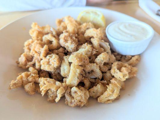 Calamari. I prefer mine a bit. Crispier.