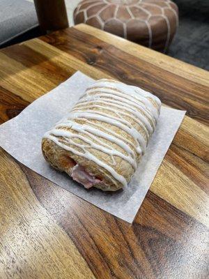 Raspberry croissant