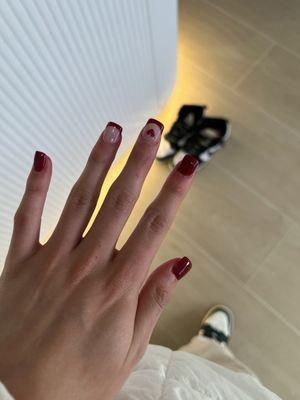 Gold Finger Nail