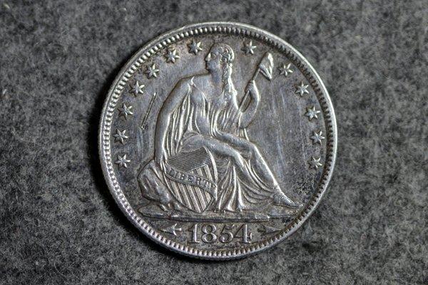 1854 O Seated Liberty Half Dollar