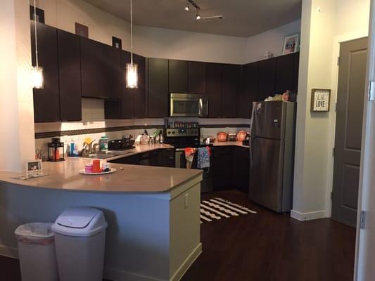 My spotless kitchen after a cleaning