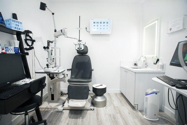 State of the Art Eye Exam Room - EYES ON PCH OPTOMETRY