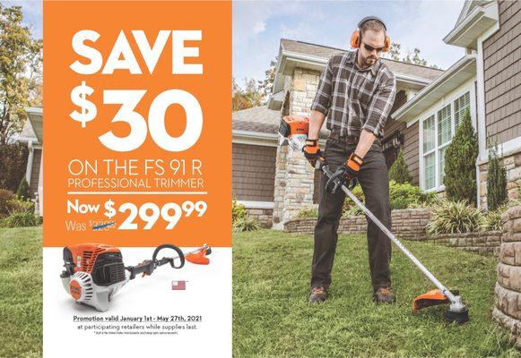 #STIHL promotion until May 27, 2021