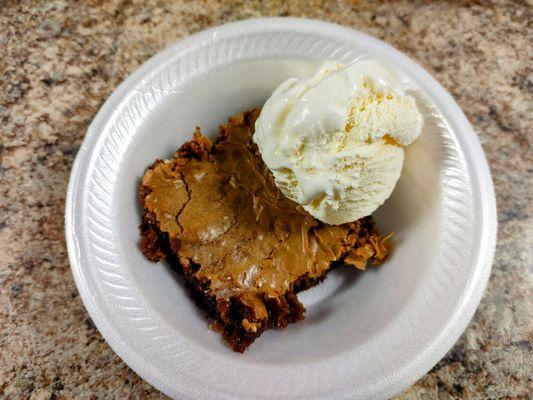 As good as it looks. Dessert with special lunch. Luscious and delicious.