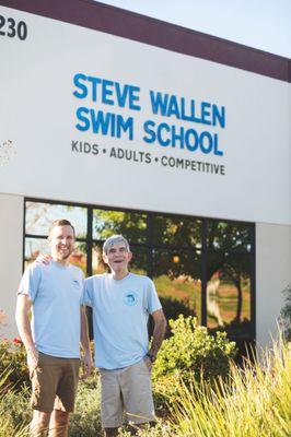 Steve Wallen Swim School Owners - Steve Wallen and his son Kaleb Wallen