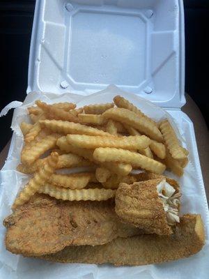 Fried whiting & fries