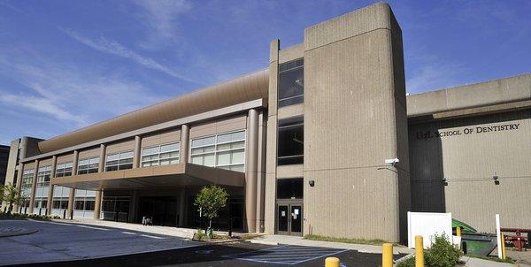 Patient and visitor entrance at 452 E. Muhammad Ali Blvd.