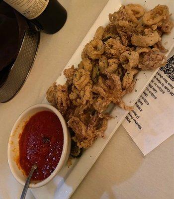 Calamari and Pepperoncino Fritti *MGF with rice flour