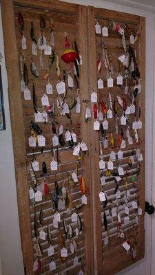 Antique fishing lures