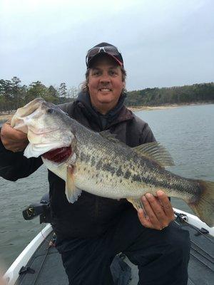 11.9 lb largemouth caught by Bryce.