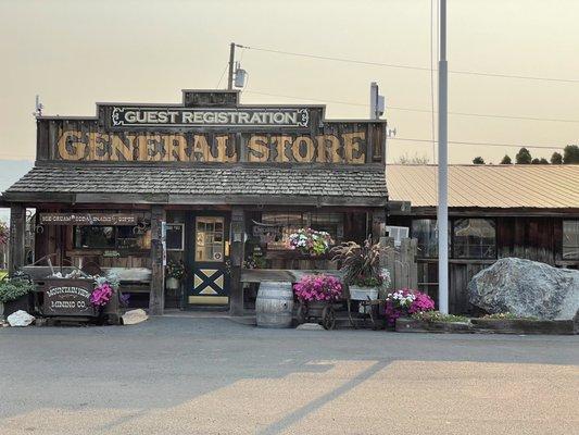 The office and General Store.