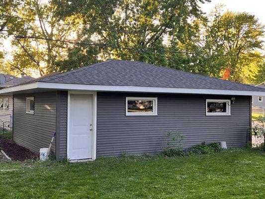 Full garage roof replacement