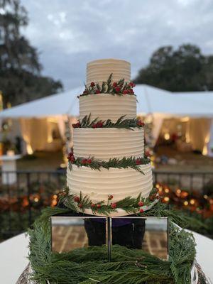 Buttercream wedding cake