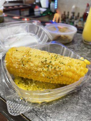 Parmesan corn on the cob