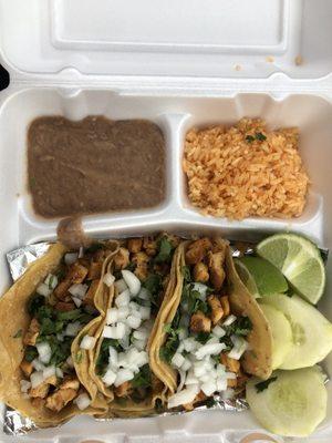 Chicken tacos