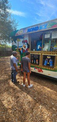 The Kona Ice truck I rented on the property