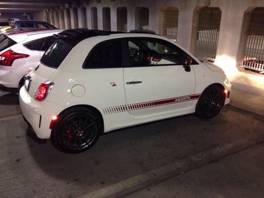 2013 Fiat Abarth + convertible = massive amounts of fun!!!!