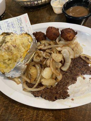 14oz Hamburger steak