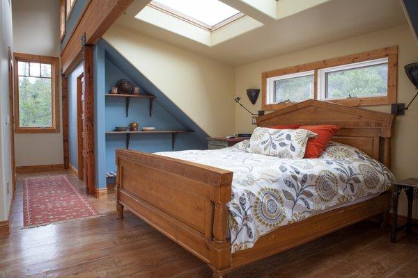 Master bedroom in the Casita