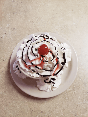 Deep fried ice cream