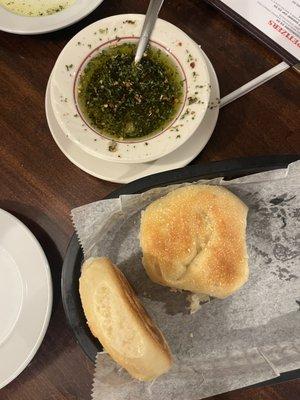 Bread and dipping oil