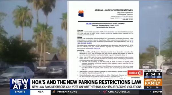 HOA and Parking Restrictions