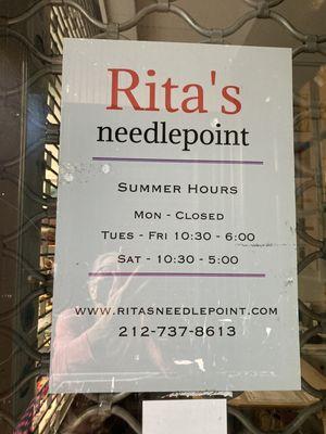 Rita's Needlepoint