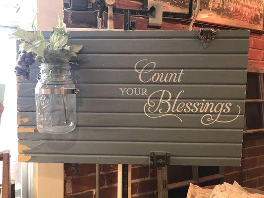 Repurposed pantry door