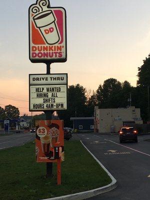 A lot of drive through business, and yes, they are hiring!