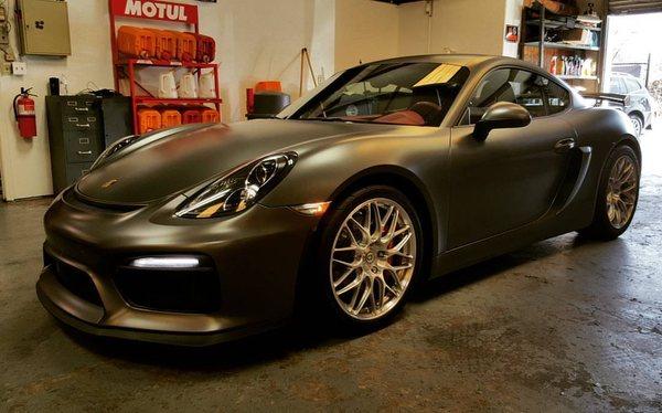 German Autohaus Chattanooga Tennessee European 2014 Porsche Cayman S 987 coding HRE wheels. Service maintenance repair