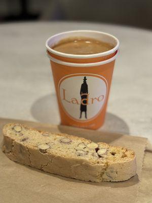 Americano and Biscotti