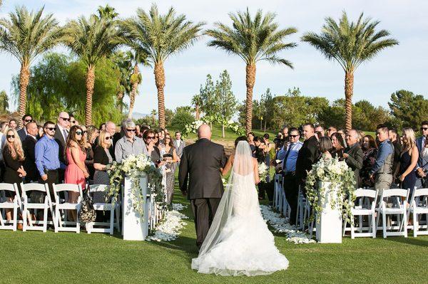 Down the aisle!