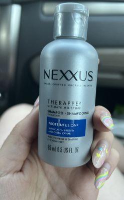 Nexxus Therappe Ultimate Moisturizing Shampoo~ We love this brand, great if you want to feel bougie with green caviar!